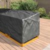 vidaXL Housse pour meubles Noir 260 x 210 x 80 cm Tissu Oxford 600D
