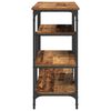 vidaXL Table Console avec &eacute;tag&egrave;re Bois ancien 100 x 35 x 75 cm