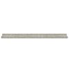vidaXL &Eacute;tag&egrave;res murales 4 pcs Gris b&eacute;ton 80x9x3 cm