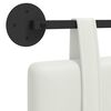 vidaXL T&ecirc;te de lit suspendue Blanc 210 x 55 x 5 cm Simili cuir