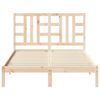 vidaXL Cadre de lit sans matelas 135x190 cm bois massif