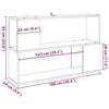 vidaXL Biblioth&egrave;que ch&ecirc;ne artisanal 100x24x63 cm bois d'ing&eacute;nierie
