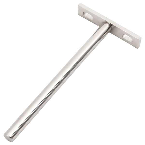 vidaXL Supports d'&eacute;tag&egrave;res flottantes 12pcs invisible acier au carbone