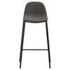 vidaXL Ensemble de bar 5 pcs Tissu Gris fonc&eacute;