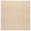 vidaXL Tapis ZIZUR beige 120x120 cm aspect de jute int&eacute;rieur ext&eacute;rieur