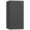 vidaXL Meubles TV 2 pcs Gris 30,5x30x60 cm Bois d&rsquo;ing&eacute;nierie