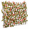 vidaXL Treillis de lierre artificiel extensible rose fonc&eacute; 180x60 cm