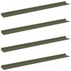 vidaXL &Eacute;tag&egrave;re flottante 4 pcs Vert olive 100 x 9 x 2,5 cm Acier