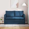 vidaXL Canap&eacute; 120cm Bleu M&eacute;tал
