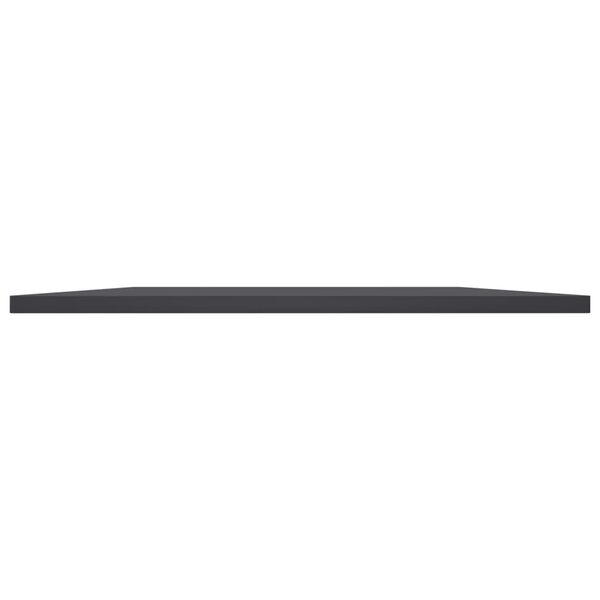 vidaXL Panneaux de biblioth&egrave;que 4 pcs Gris 80x30x1,5 cm Agglom&eacute;r&eacute;