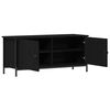 vidaXL Meuble TV Ch&ecirc;ne noir 100 x 35 x 45 cm Bois d'ing&eacute;nierie