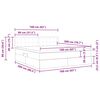 vidaXL Lit avec rangement et matelas avec matelas Noir 160 x 200 cm
