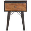vidaXL Table de chevet 40 x 30 x 50 cm Bois de r&eacute;cup&eacute;ration massif