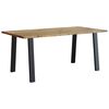 vidaXL Table &agrave; manger 150x90x75 cm bois d'acacia solide