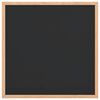 vidaXL Tableau noir avec cadre bois de pin massif noir 40x40 cm