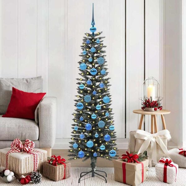vidaXL Sapin de No&euml;l artificiel Vert 150 cm PVC, plastique et acier