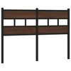 vidaXL T&ecirc;te de lit de remplacement ch&ecirc;ne marron 120 cm