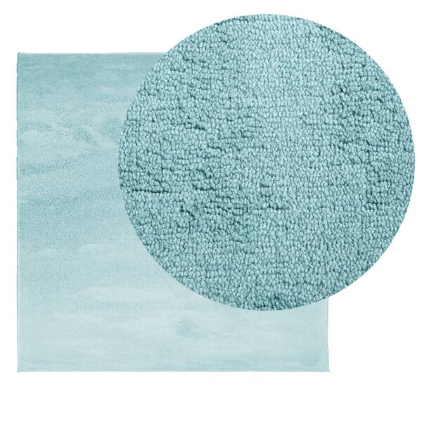 vidaXL Tapis OVIEDO &agrave; poils courts vert 240x240 cm