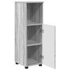 vidaXL Cabinet de salle de bain avec porte Gris Sonoma 30 x 35 x 95 cm