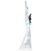 vidaXL Rennes LED 7 pcs Blanc tissu