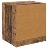 vidaXL Cabinet de chevet avec tiroir 2 pcs Bois ancien 45 x 39 x 50cm