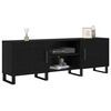 vidaXL Meuble TV Ch&ecirc;ne noir 150 x 30 x 50 cm Bois d'ing&eacute;nierie