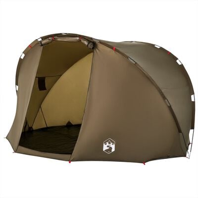 vidaXL Tente de pêche 5 personnes vert olive imperméable