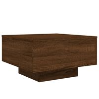 vidaXL Table basse chêne marron 55x55x31 cm bois d'ingénierie
