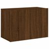 vidaXL Unit&eacute;s murales TV 5 pcs ch&ecirc;ne marron bois d'ing&eacute;nierie
