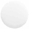 vidaXL Coussins de si&egrave;ge 2 pcs Blanc &Oslash;60 x 21 cm tissu