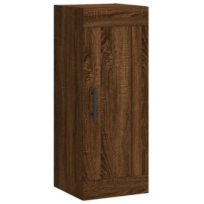 vidaXL Armoire murale chêne marron 34,5x34x90 cm bois d'ingénierie