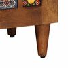 vidaXL Buffet avec porte Noyer 60 x 33 x 75 cm Bois de mangue massif