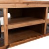 vidaXL Meuble TV bois massif d'acacia 120 x 35 x 40 cm