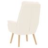 vidaXL fauteuil Cr&egrave;me 69 x 74 x 93 cm Tissu Sherpa