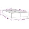 vidaXL Cadre de lit cappuccino 120x200 cm similicuir