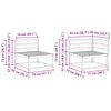 vidaXL Ensemble de canap&eacute;s d'ext&eacute;rieur 6 pcs Naturel