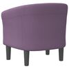 vidaXL Chaise cabriolet violet tissu