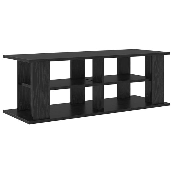 vidaXL Support de t&eacute;l&eacute;vision Ch&ecirc;ne noir 96 x 35 x 33,5 cm