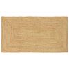 vidaXL Tapis de zone Beige 80 x 200 cm Jute