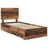 vidaXL Cadre de lit Bois ancien 90 x 190 cm Bois d'ing&eacute;nierie
