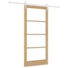 vidaXL Porte coulissante Naturel 93 x 202 cm