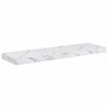 vidaXL &Eacute;tag&egrave;re Murale 4 pcs Marbre blanc 90 x 23,5 x 4 cm