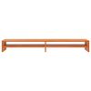 vidaXL Support de moniteur marron miel 100x24x13 cm bois de pin solide