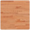 vidaXL Dessus de table 50x50x1,5 cm carr&eacute; bois massif de h&ecirc;tre