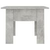 vidaXL Table basse gris b&eacute;ton 55x55x42 cm bois d'ing&eacute;nierie