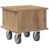 vidaXL Meuble TV Ch&ecirc;ne artisanal 37 x 35 x 35 cm Bois d'ing&eacute;nierie