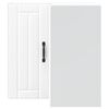 vidaXL Armoire d'angle murale de cuisine Lucca blanc bois d'ing&eacute;nierie