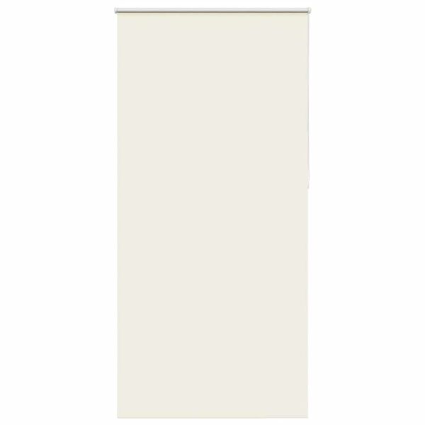 vidaXL Store enrouleur occultant blanc cass&eacute; 105x210 cm largeur tissu