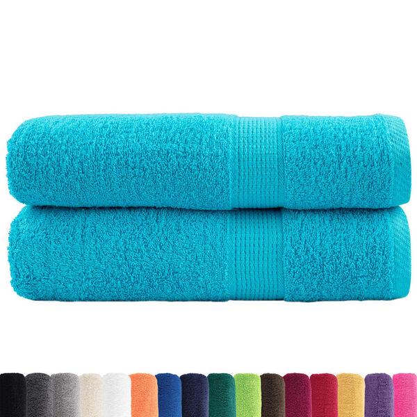 vidaXL Serviettes de douche de qualit&eacute; sup&eacute;rieure SOLUND 2 pcs