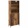 vidaXL Haut Armoire Bois Ancien 69,5 x 32,5 x 180 cm Bois d'ing&eacute;nierie
